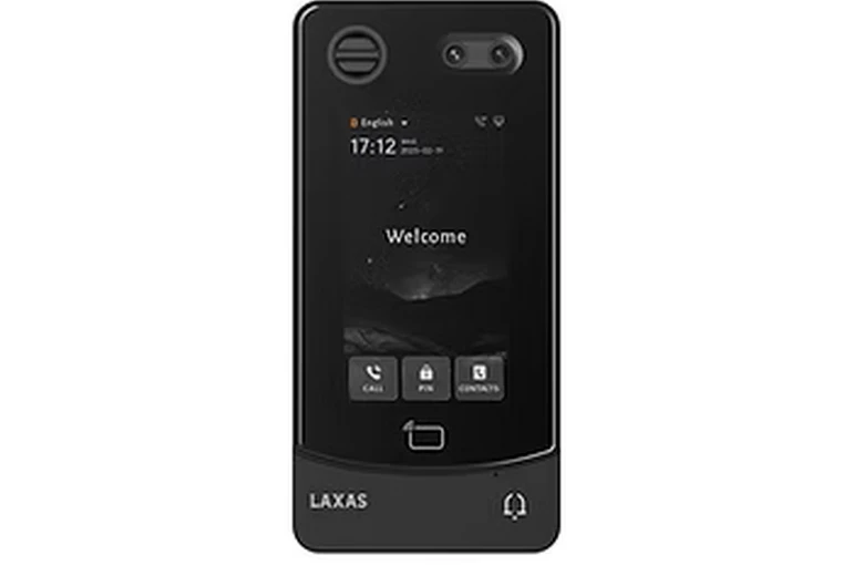   小規模アパートの玄関に後付け設置できるLAXASのIPインターホンS414  